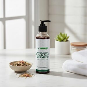 black soap shampoo